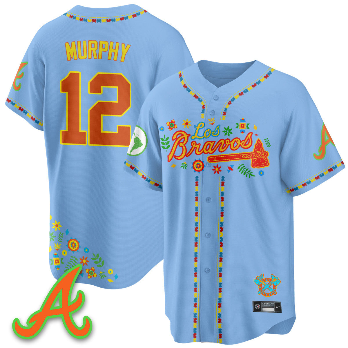 Women's Atlanta Braves 2025 "Los Bravos" Jersey - All Stitched