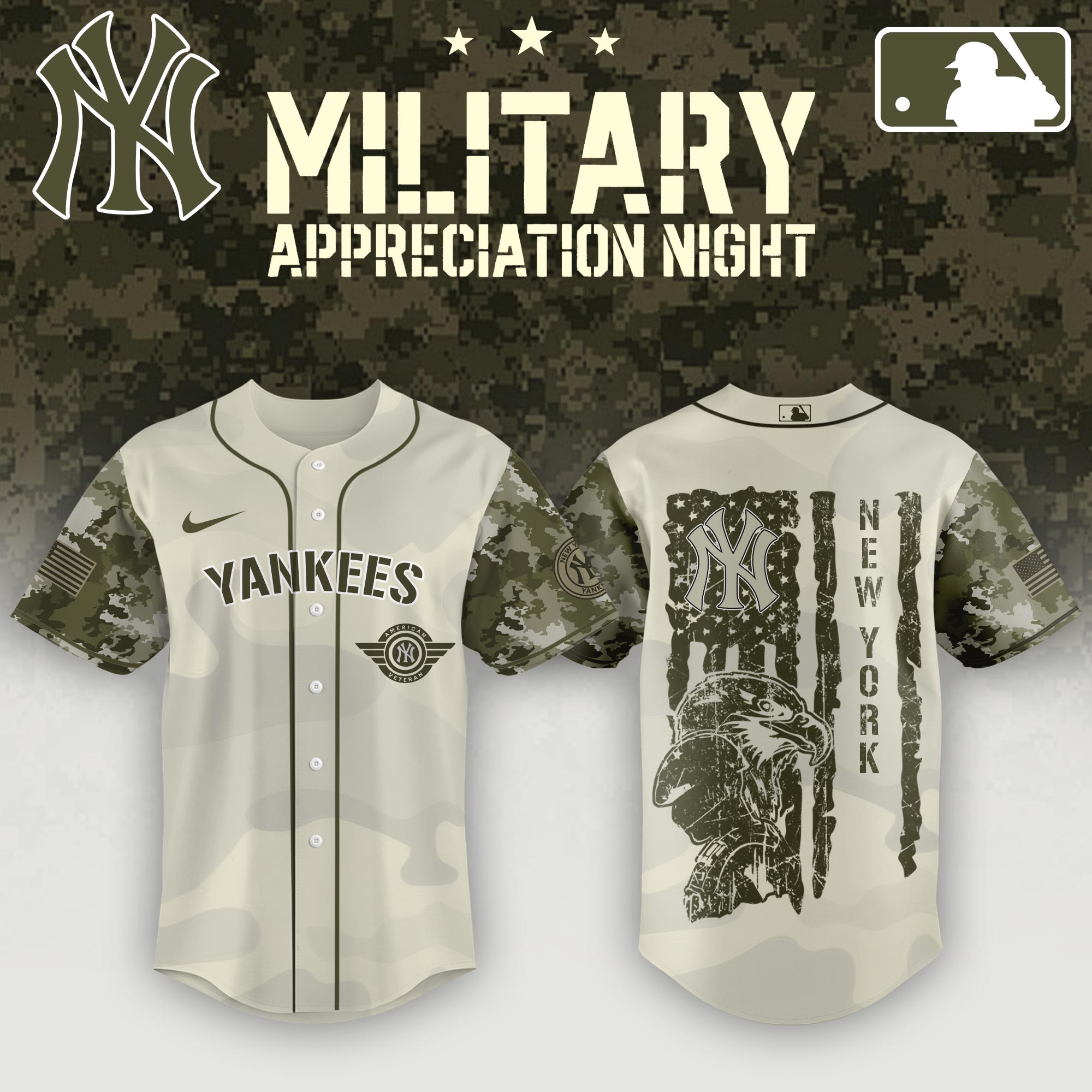 New York Yankees Armed Forces Day Jersey 