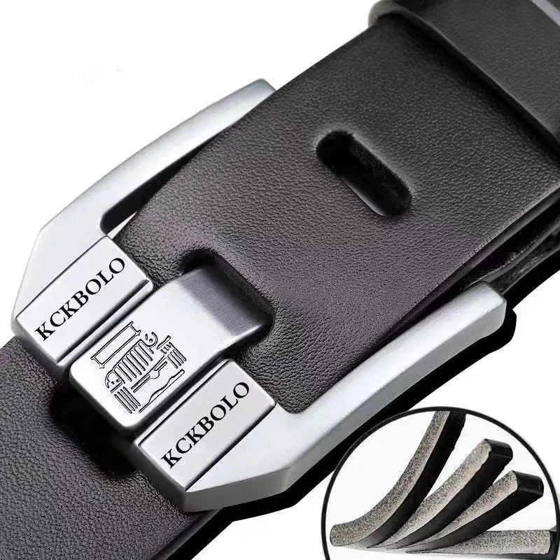 Fashionable Genuine Leather Belt – High-Quality Business Belt for Men and Women, Premium Gentleman’s Accessory
