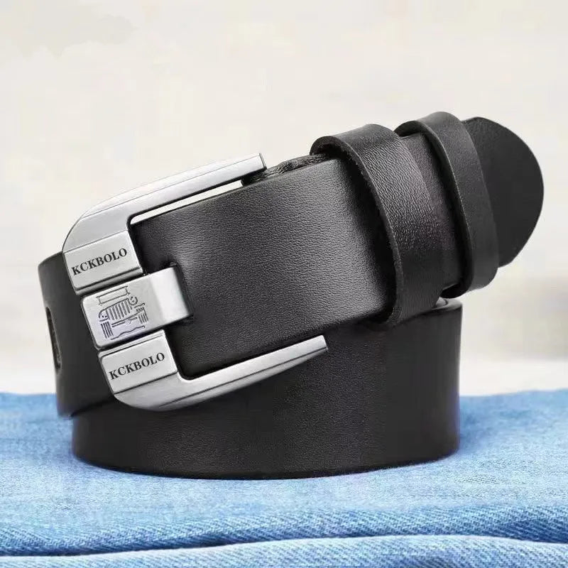 Fashionable Genuine Leather Belt – High-Quality Business Belt for Men and Women, Premium Gentleman’s Accessory