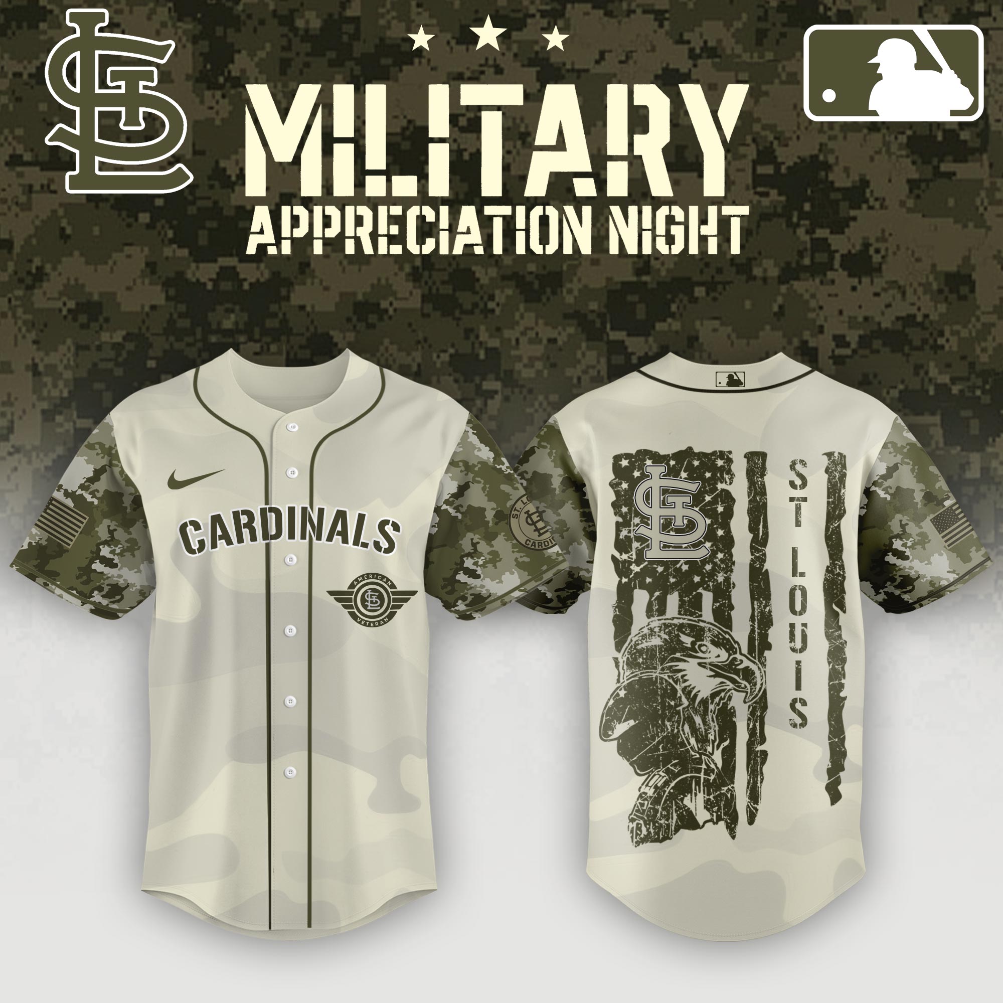 StLouis Cardinals Armed Forces Day Jersey 