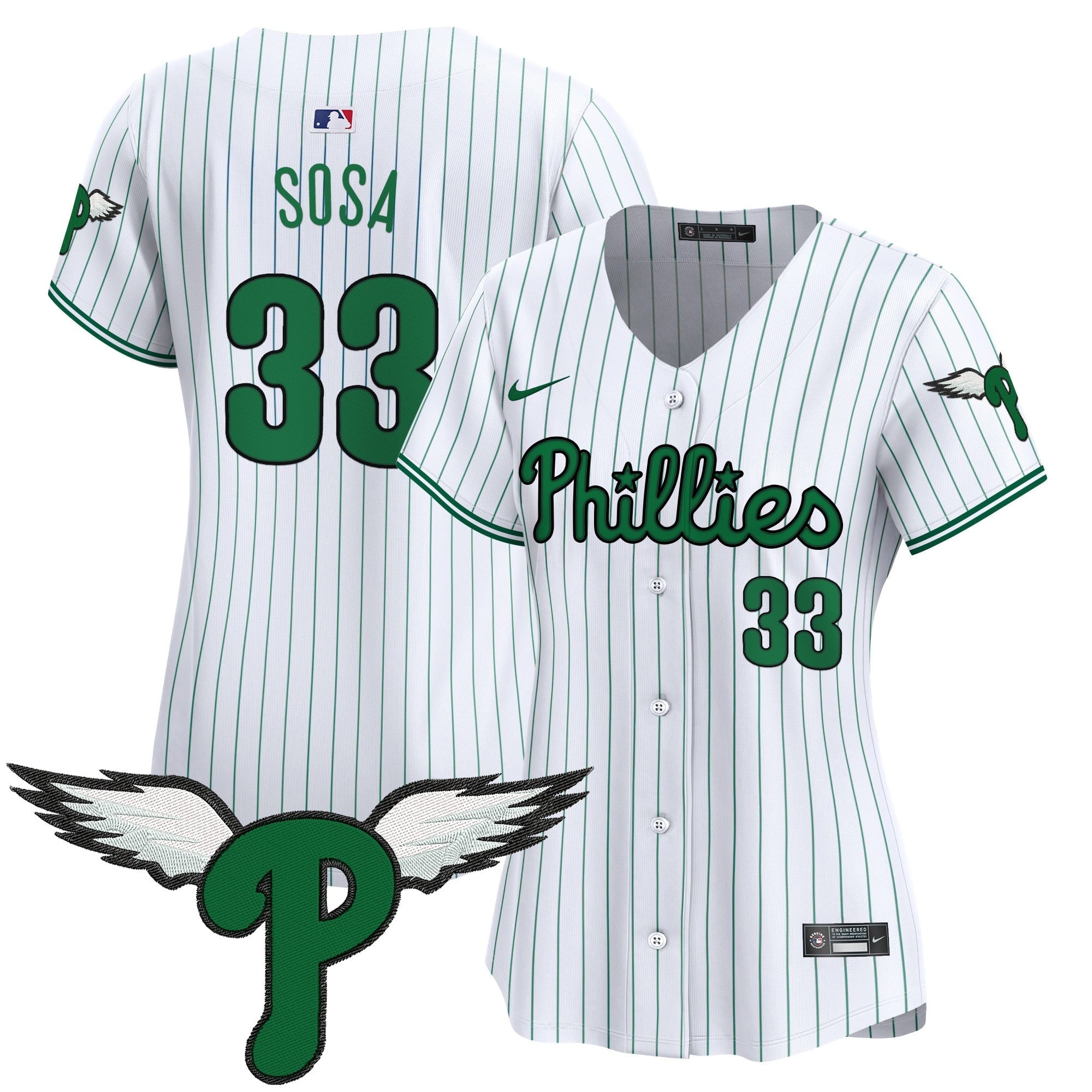 Women's Philadelphia Phillies 2025 Vapor Premier Limited Jersey - All Stitched